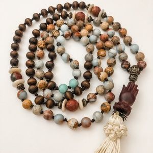 Mala Tassel Necklace - Namaste Guru Bead